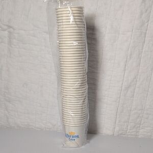 Corona Cero White Disposable Shot Cups